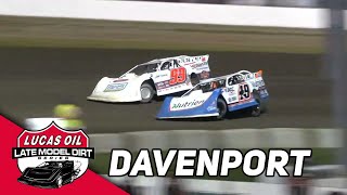 Davenport Goes For Win At Davenport  Lucas Oil Late Models at Davenport Speedway [upl. by Dachia]