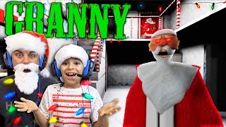 Christmas At Grannys House Granny Horror Game [upl. by Breanne]