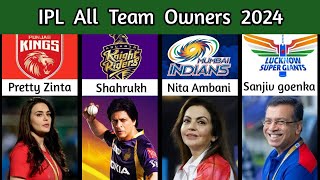 IPL Team Owners 2024 [upl. by Idnar]