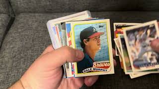 Braves and HOF baseball card lot [upl. by Humphrey]