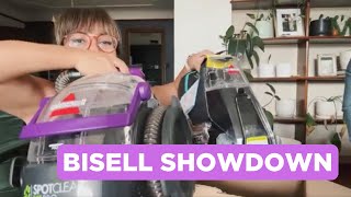 BISSELL SpotClean Pet Pro Cleaner vs Pet Stain Eraser PowerBrush  Which should you buy [upl. by Sollie388]