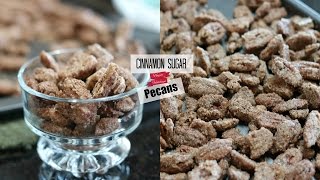 Cinnamon Sugar Pecans 🌰 [upl. by Aiuqet]