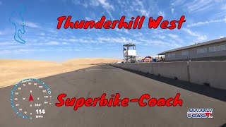 Motorcycle Track day at Thunderhill Raceway with SuperBike Coach [upl. by Apthorp278]