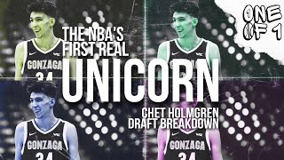 The NBAs First REAL Unicorn Chet Holmgren Draft Breakdown  ONE OF 1 [upl. by Llejk]