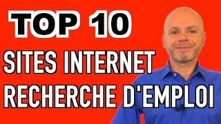 LES 10 MEILLEURS SITES INTERNET POUR TROUVER UN EMPLOI  RECHERCHE DEMPLOI [upl. by Odyssey429]