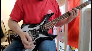 Playing BC Rich Warlock Bronze Series Electric Guitar [upl. by Lora]