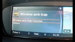 BMW E6061 5 SERIES POWER WINDOW ANTITRAP FUNCTION INITIALIZERESET  HOW TO INITIALIZE ONE TOUCH [upl. by Gainer]