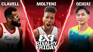 Firstrate HAIRSTYLE Ochiai Molteni or Clavell  FIBA 3x3 Rivalry Friday [upl. by Anived323]