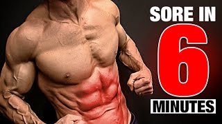 Abs Workout SORE IN 6 MINUTES [upl. by Ahsiet]