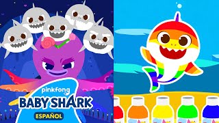 ¡A Recuperar Los Colores y Colorear  Cuentos amp Canciones Infantiles  Baby Shark en español [upl. by Edualc517]