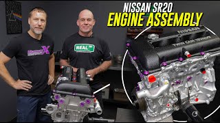 Fully Built Nissan SR20 Engine Assembly With Mazworx  600HP [upl. by Ilatan227]