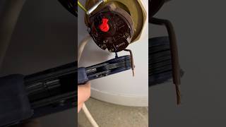 How to wire an immersion heater like a pro asmr diy howto plumbing subscribe youtubeshorts [upl. by Bear]