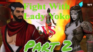 Takashi Ninja Warrior Remek  Fight With Lady Yoko Part 2  Crezy Gamer 👍 [upl. by Reisman]