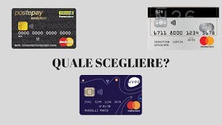 N26 vs Hype vs Postepay  Quale scegliere [upl. by Hemminger]