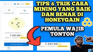 🔴Tips amp Trick Cara Mining Yg Baik dan Benar Di Honeygain Aplikasi Penghasil Saldo Paypal [upl. by Ardiedak671]