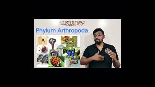 phylum arthropoda  Animal classification  viral short  Avinash sir [upl. by Nnylidnarb]