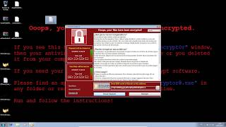 ransomware WannaCry en acción [upl. by Painter]