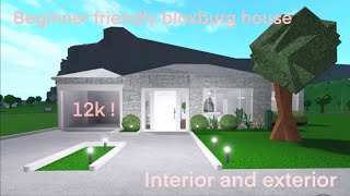 Beginner friendly bloxburg house only 12k  No game passes [upl. by Cadmarr]