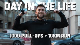 1000 Pull Ups Workout  Day In The Life of a Hybrid Athlete [upl. by Lulu]