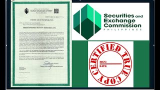 How to request certified true copy SEC Registration [upl. by Kawai]