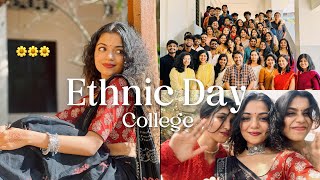 College Ethnic Day Vlog  Hansika Krishna🌼 [upl. by Staley]