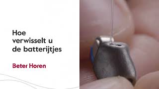 Hoe Vervang je Batterijen bij In Het Oor Hoortoestel Beter Horen [upl. by Renate]