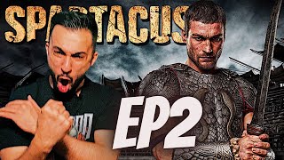 SPARTACUS SEASON 1 EPISODE 2 REACTION  Sacramentum Gladiatorum [upl. by Nahsar]