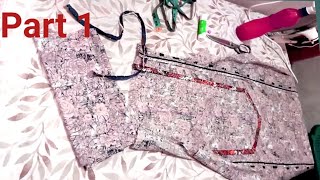 Dress Cutting amp Stitching with Decent and outstanding designing❤️ by noorstitchingart [upl. by Ahto]