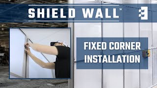 Shield Wall™ Fixed Corner Installation  Abatement Technologies AireGuardians [upl. by Dud]