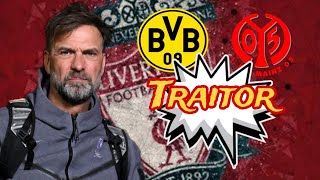 Mainz fans turn on Jurgen Klopp with condemnatory banners about former Liverpool boss [upl. by Maxwell362]