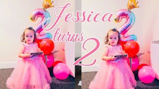 JESSICAS 2nd BIRTHDAY  DADDY AND MOMMYS HEARTFELT MESSAGE  LAWLESS FAMILY [upl. by Winnie]