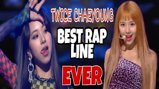 TWICE CHAEYOUNG BADASS CUTE FASTEST RAP EVER [upl. by Noiz]