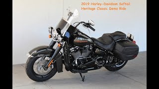 HarleyDavidson Softail Heritage Classic Demo Ride [upl. by Jim]