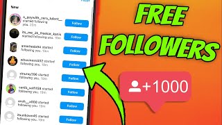 How I Got 10K Free Instagram Followers in under 5 Minutes  Instagram Increase Followers Trick [upl. by Ecraep]