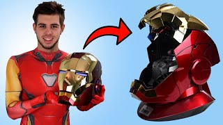 Working Realistic IronMan Helmet Review Unboxing and Impressions  MK5 [upl. by Woods]