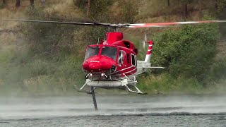 Fire Attack Helicopters in Action at Shannon Lake [upl. by Camile342]