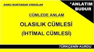 Cümlede Anlam  Olasılık Cümleleri  İhtimal Cümleleri [upl. by Helas]