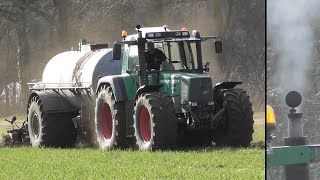 Slurry injecting on arable land [upl. by Aloysia]