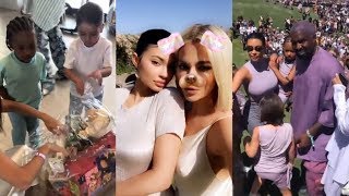 Kardashians Spending Easter at Coachella for Kanyes Sunday Service [upl. by Auliffe17]