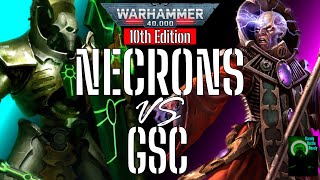 Necrons vs Genestealer Cult GSC Warhammer 40K Battle Report 2000 points  10th Edition [upl. by Yvan]