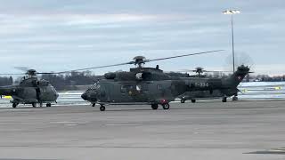 Swiss Air Force H215M at EKRK Roskilde Denmark [upl. by Dorn549]