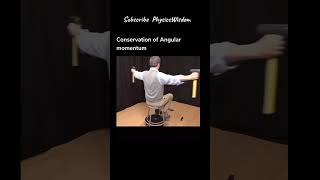 Conservation of angular momentum  Moment of inertia  Angular velocity  circular motion [upl. by Treblah]