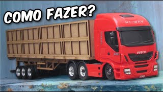 FAZENDO UMA CARRETA PRO MINI IVECO HI WAY [upl. by Ardnoid]