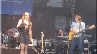 Jeanette Biedermann mit EWIG live beim Europafest in Magdeburg 2 [upl. by Aihsekel]