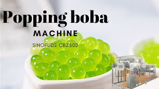 How to make popping boba Super Auto popping boba making machine Bubbles Boba depositing machine [upl. by Aciraa681]