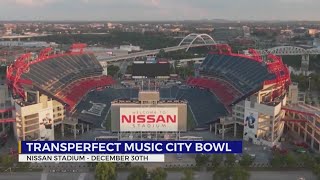 TransPerfect Music City Bowl will feature Auburn Maryland [upl. by Ymarej]