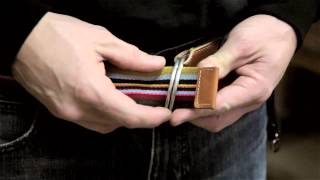 How to Buckle a DoubleRing Belt  Solutions for Clothing Questions [upl. by Nayd]