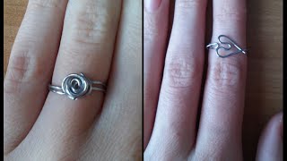 Ringen van ijzerdraad  DIY [upl. by Essenaj]