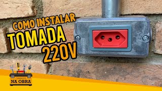 Como Instalar Tomada  220v  Corretamente [upl. by Otina]