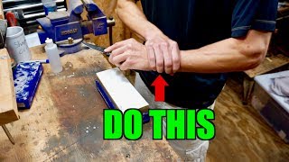 KNIFE SHARPENING TIPS BEGINNERS MUST KNOW 2  HOW TO MAINTAIN AN ANGLE [upl. by Heloise653]